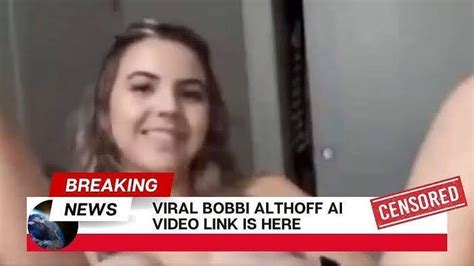 bobbi althoff fake leak|Bobbi Althoff Leaked Video